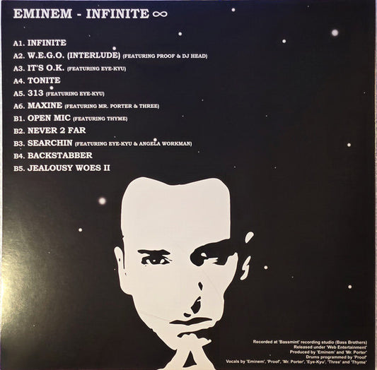 Eminem : Infinite (LP, Album, Ltd, RE, Unofficial)