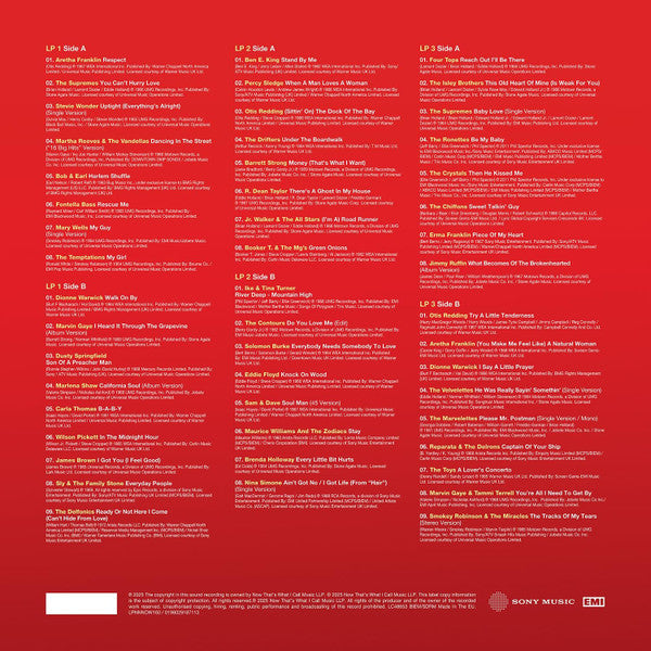 Various : Now That's What I Call 60s Soul (3xLP, Comp, Red)