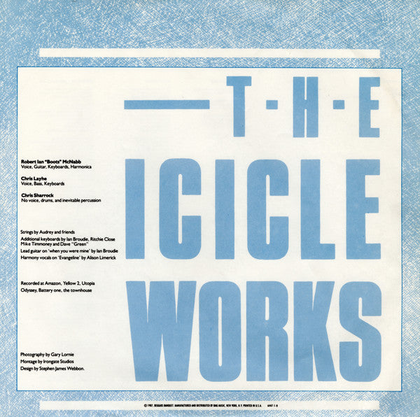 The Icicle Works : If You Want To Defeat Your Enemy Sing His Song (LP, Album, Ind)