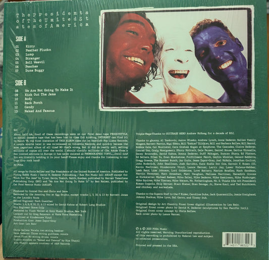 The Presidents Of The United States Of America : The Presidents Of The United States Of America (LP, Album, RE, RM, Neo)