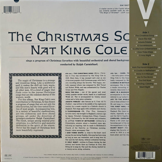 Nat King Cole : The Christmas Song (LP, Album, RE)