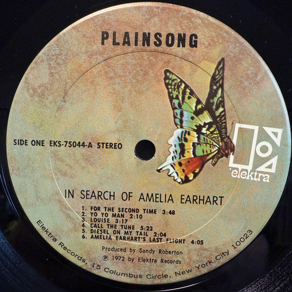 Plainsong : In Search Of Amelia Earhart (LP, Album, Ter)