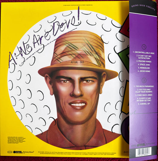 Devo : Q: Are We Not Men? A: We Are Devo! (LP, Album, Ltd, Num, RE, 180)