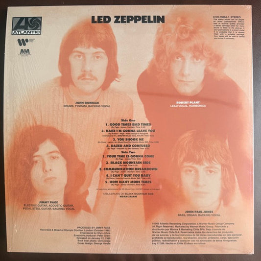 Led Zeppelin : Led Zeppelin (LP, Album, RE)