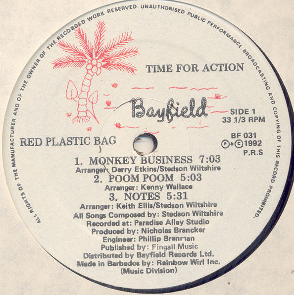 Red Plastic Bag : Time For Action (LP, Album)