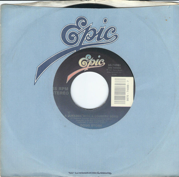 Doug Stone : A Jukebox With A Country Song (7", Single)