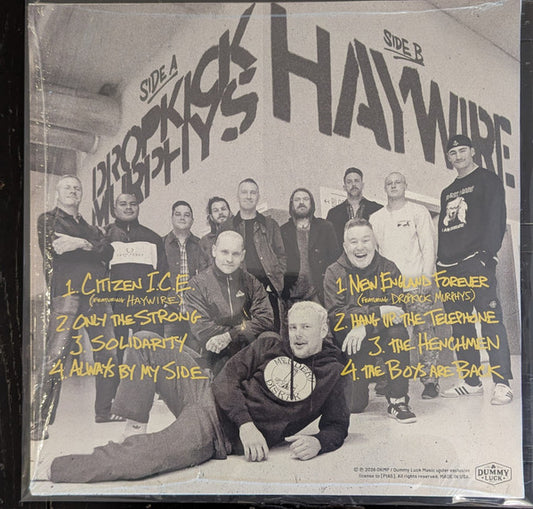 Dropkick Murphys / Haywire (22) : New England Forever (12", EP, Yel)