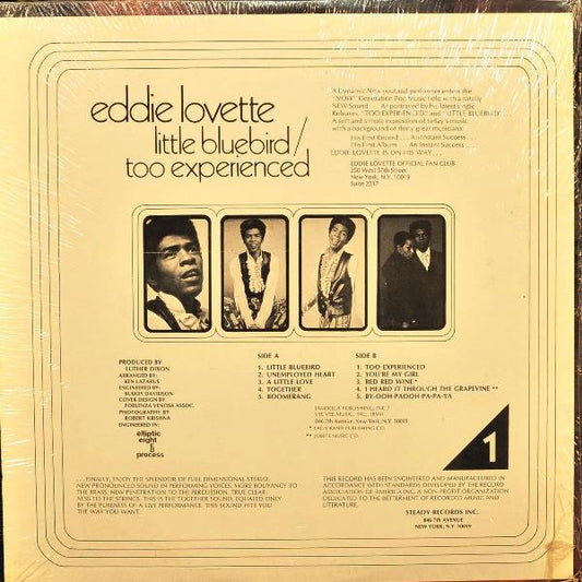 Eddie Lovette : Little Bluebird / Too Experienced (LP, Album)