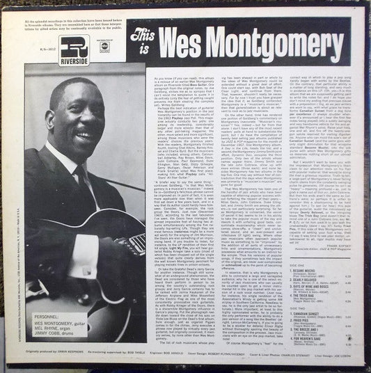 Wes Montgomery : This Is Wes Montgomery (LP, RE, RM)