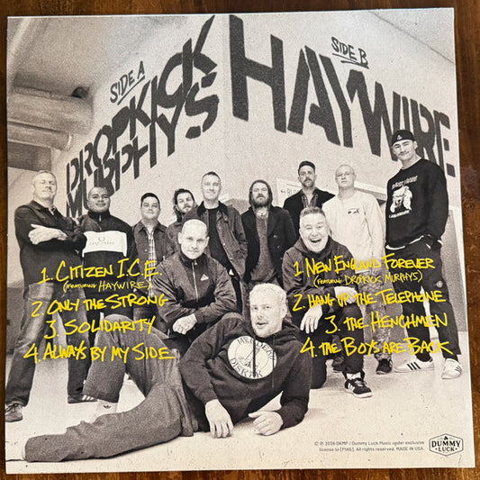 Dropkick Murphys / Haywire (22) : New England Forever (12", EP, Cre)
