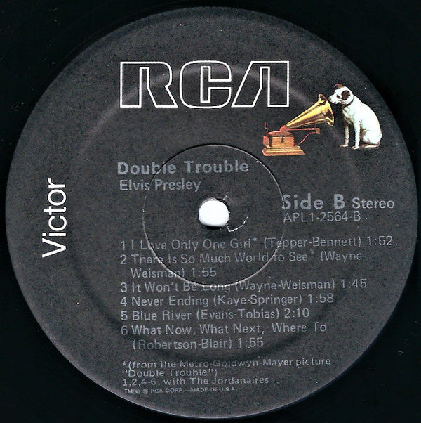 Elvis Presley : Double Trouble (LP, Album, RE)