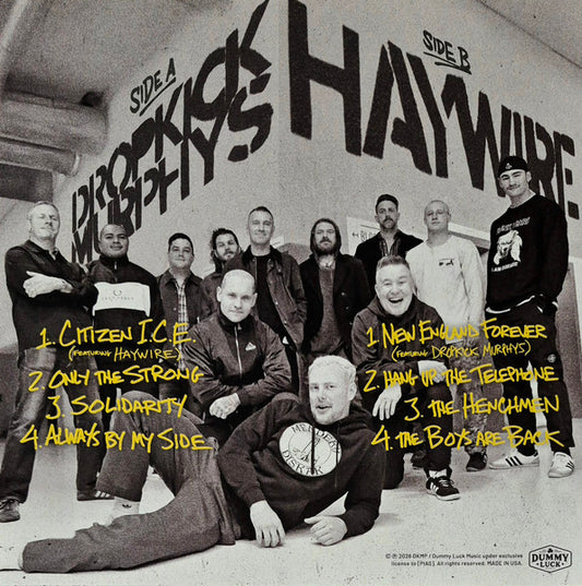 Dropkick Murphys / Haywire (22) : New England Forever (12", EP, Ltd, Gre)