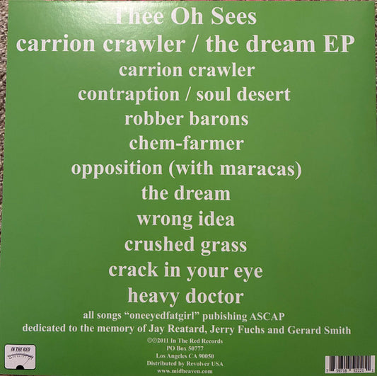 Thee Oh Sees : Carrion Crawler / The Dream EP (LP, Album, RE, Tra)