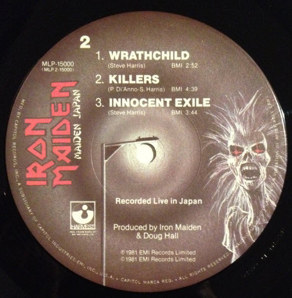 Iron Maiden : Maiden Japan (12", MiniAlbum, Jac)