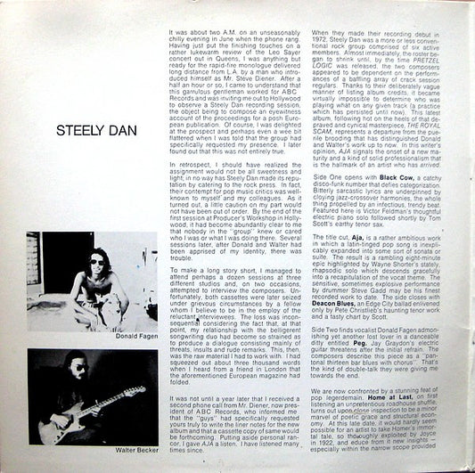 Steely Dan : Aja (LP, Album, RE, RP, Ter)