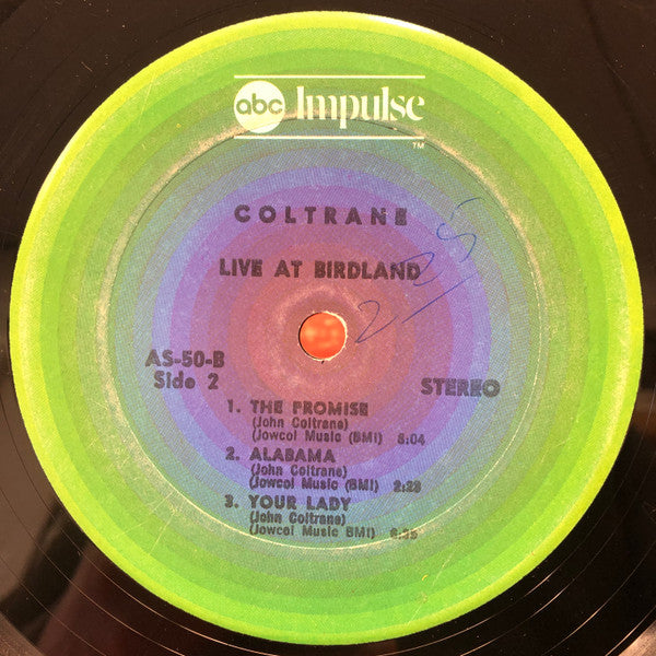 Coltrane* : Live At Birdland (LP, Album, RE, Gat)