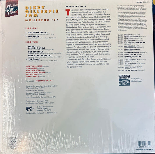 Dizzy Gillespie : Montreux '77 (LP, Album, RE, RM)