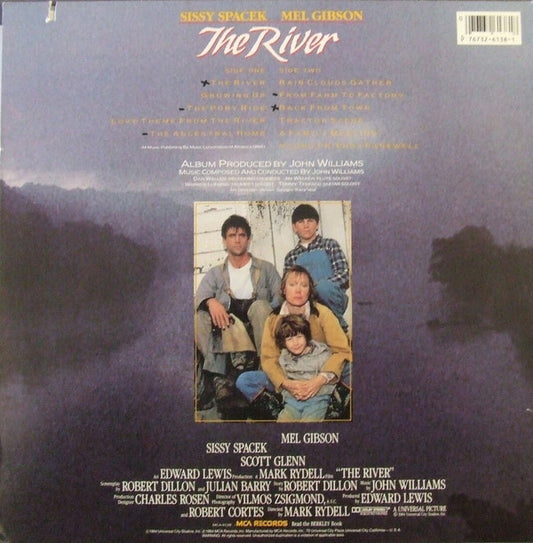 John Williams (4) : The River (Music From The Original Motion Picture Soundtrack) (LP, Album)