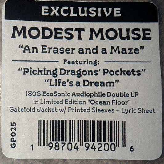 Modest Mouse : An Eraser And A Maze (2xLP, Album, Ltd, Oce)
