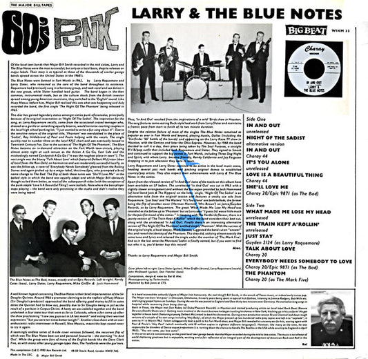 Larry And The Blue Notes : The Major Bill Tapes Vol.1 (LP, Comp)