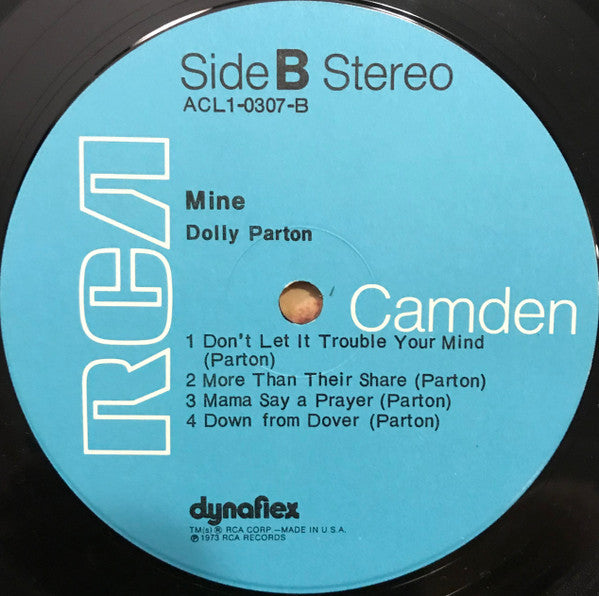 Dolly Parton : Mine (LP, Comp, RM, Ind)