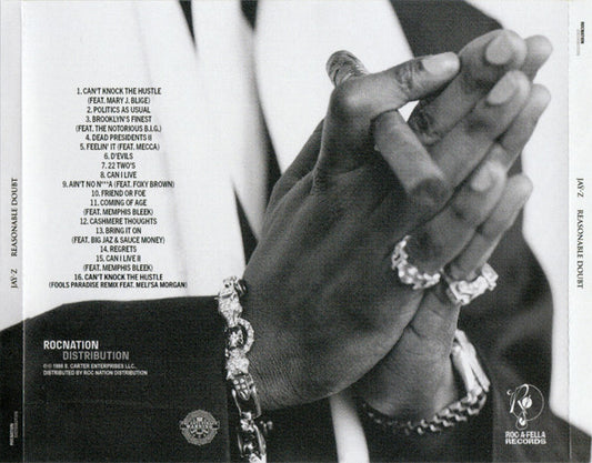Jaÿ-Z* : Reasonable Doubt (CD, Album, RE, 30t)