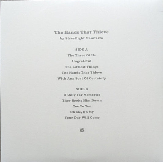 Streetlight Manifesto : The Hands That Thieve (LP, Ltd, Cle)