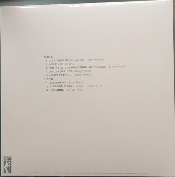 Various : Stax Does The Beatles (LP, Comp, RE, Exc)