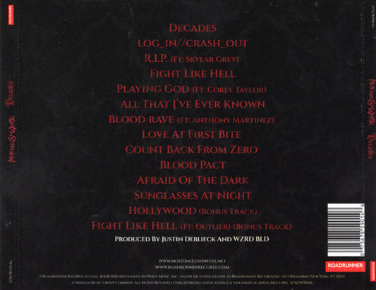 Motionless In White : Decades (CD, Album)
