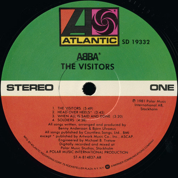 ABBA : The Visitors (LP, Album, AR)