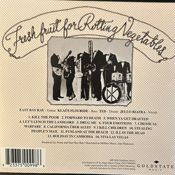 Dead Kennedys : Fresh Fruit for Rotting Vegetables (CD, Album, RE)