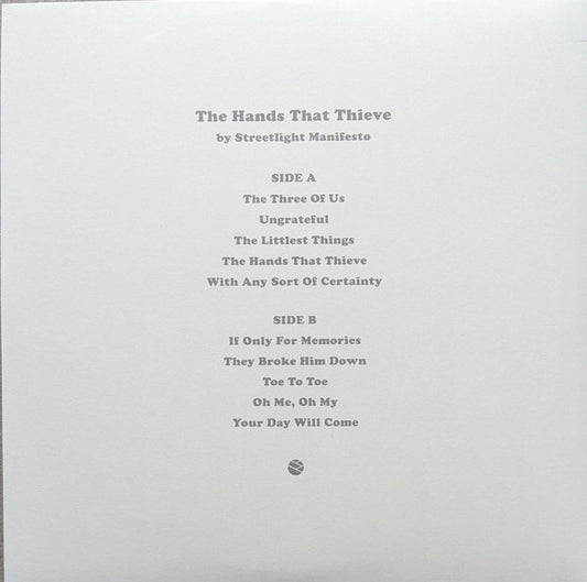 Streetlight Manifesto : The Hands That Thieve (LP, Ltd, RE, Red)