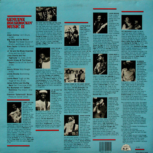 Various : Genuine Houserockin' Music II (LP, Comp)