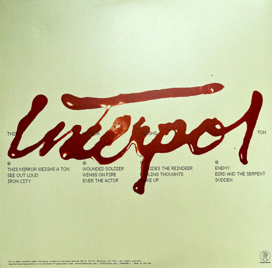 Interpol : This Mirror Weighs A Ton (2xLP, Album, Gat)