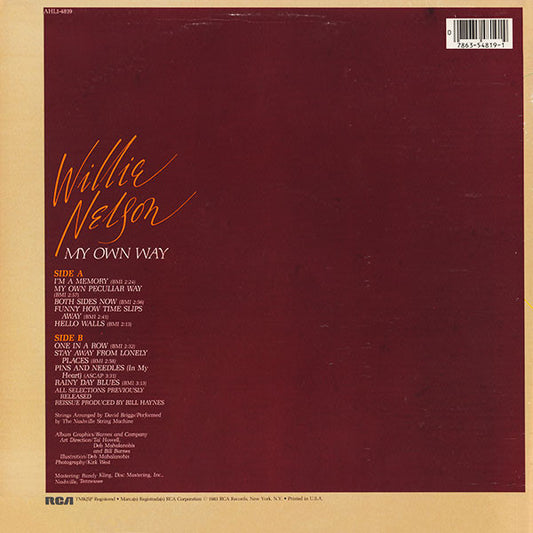 Willie Nelson : My Own Way (LP, Comp)