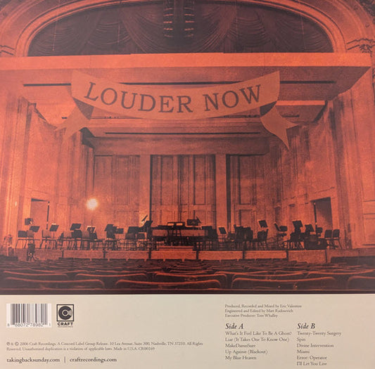 Taking Back Sunday : Louder Now (LP, Album, RE, Cok + 7", Single)