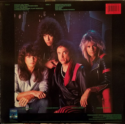 Quiet Riot : Condition Critical (LP, Album)