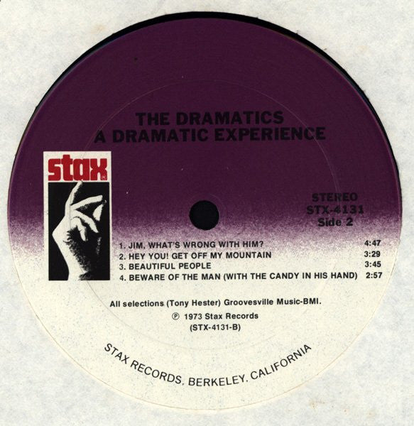 The Dramatics : A Dramatic Experience (LP, Album, RE)