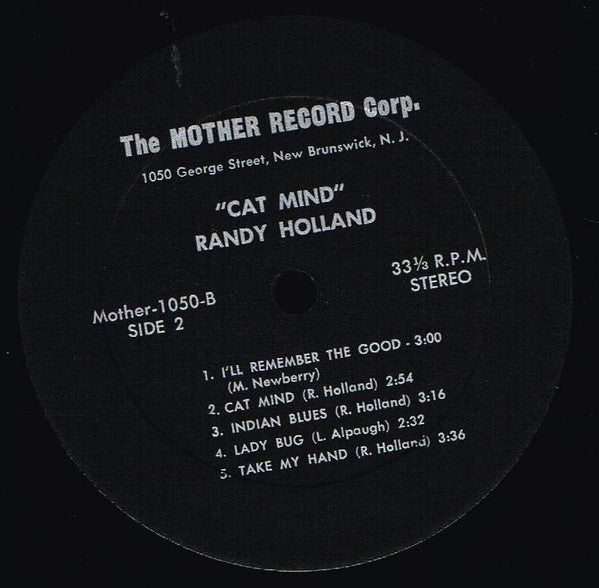 Randy Holland (2) : Cat Mind (LP)