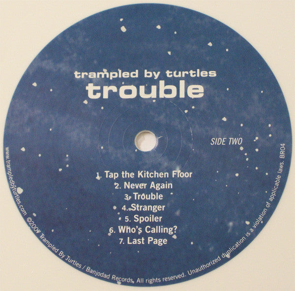 Trampled By Turtles : Trouble (LP, Album, Ltd, RE, Whi)