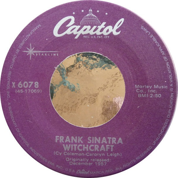 Frank Sinatra : Chicago / Witchcraft (7", RE)