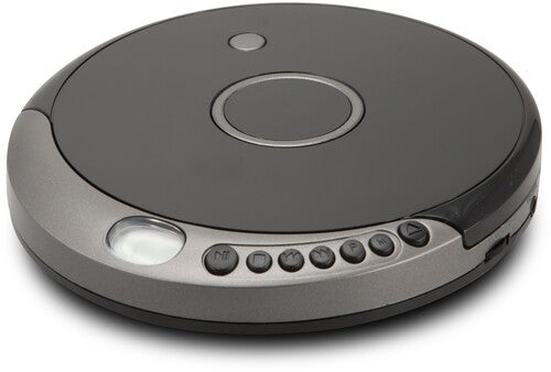 GPX PCB319B Bluetooth Wireless Personal CD Player -(Black/Silver)