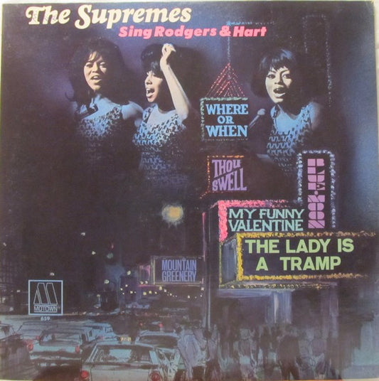 The Supremes : The Supremes Sing Rodgers & Hart (LP, Album, Mono)