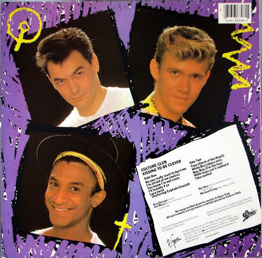 Culture Club : Kissing To Be Clever (LP, Album, RE, Pit)