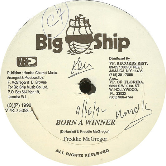 Freddie McGregor : Winner (12")