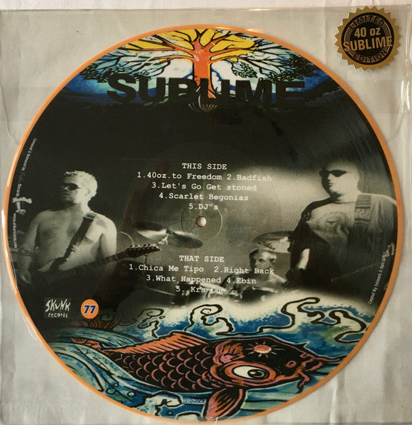 Sublime (2) : 40oz. To Freedom (LP, Ltd, Pic, Ora)
