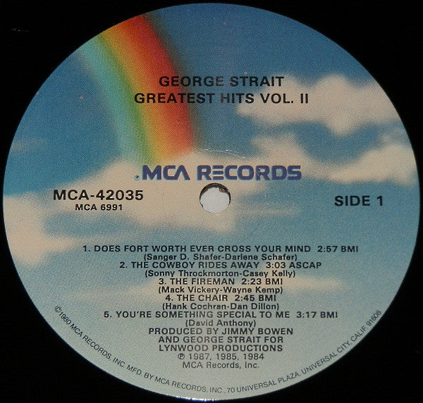 George Strait : Greatest Hits Volume Two (LP, Comp)