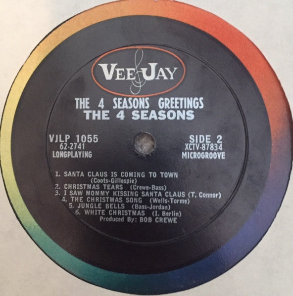 The 4 Seasons* : The 4 Seasons Greetings (LP, Album, Mono)