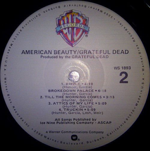 The Grateful Dead : American Beauty (LP, Album, RE, Win)