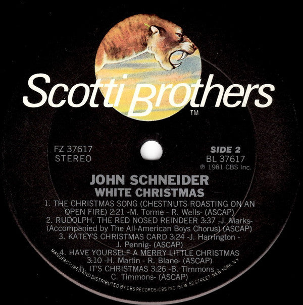 John Schneider : White Christmas (LP, Album)